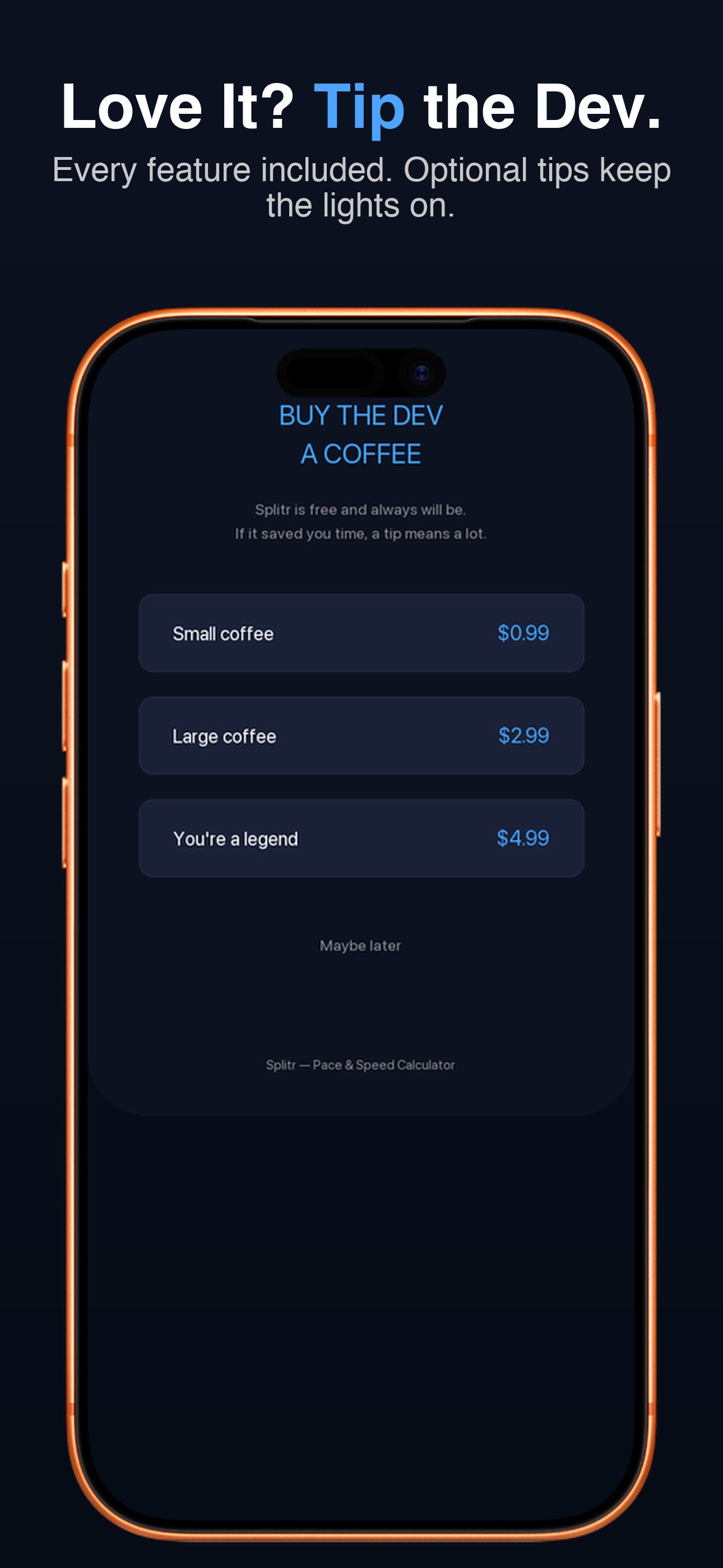 Splitr: Run Calculator screenshot 9