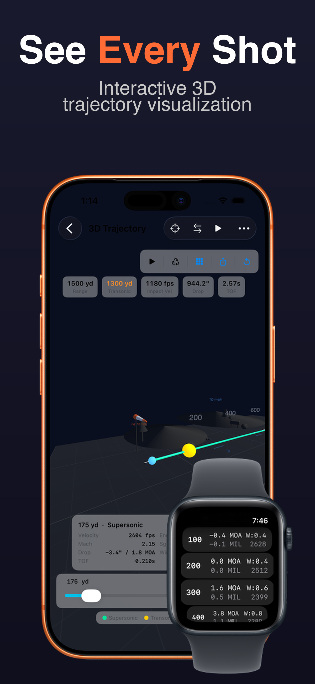 Zima: Ballistics Calculator screenshot 1