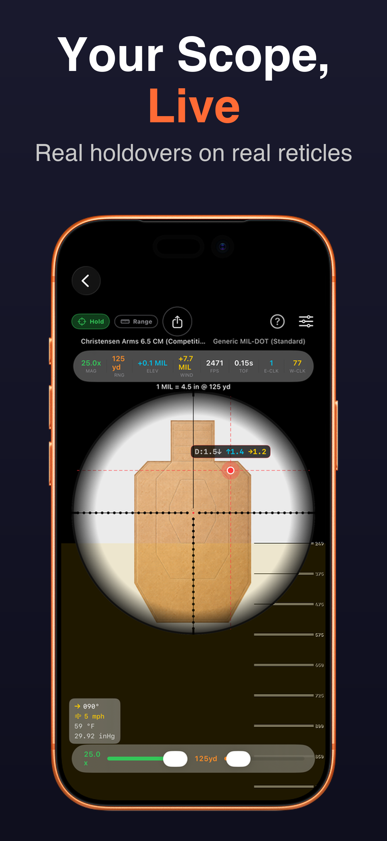 Zima: Ballistics Calculator screenshot 3