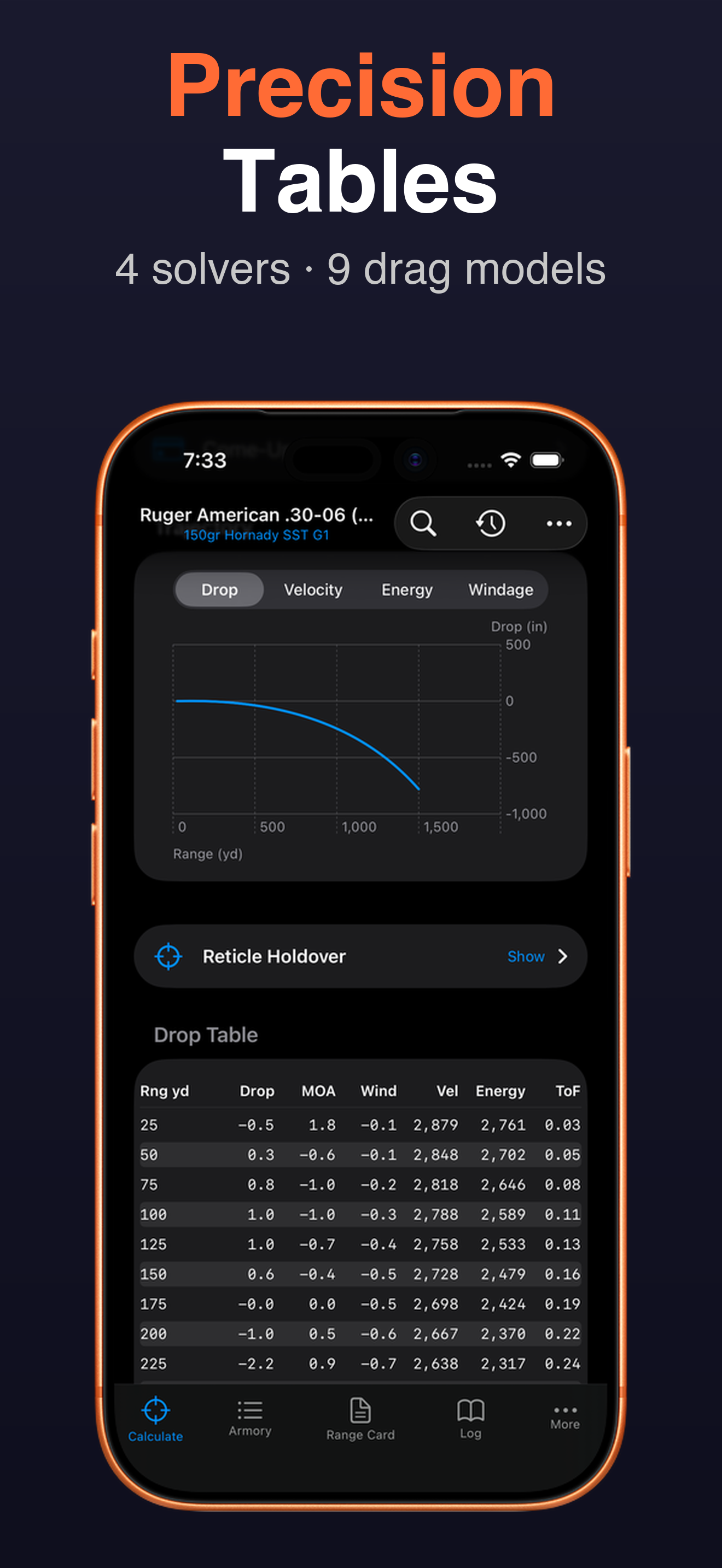 Zima: Ballistics Calculator screenshot 4