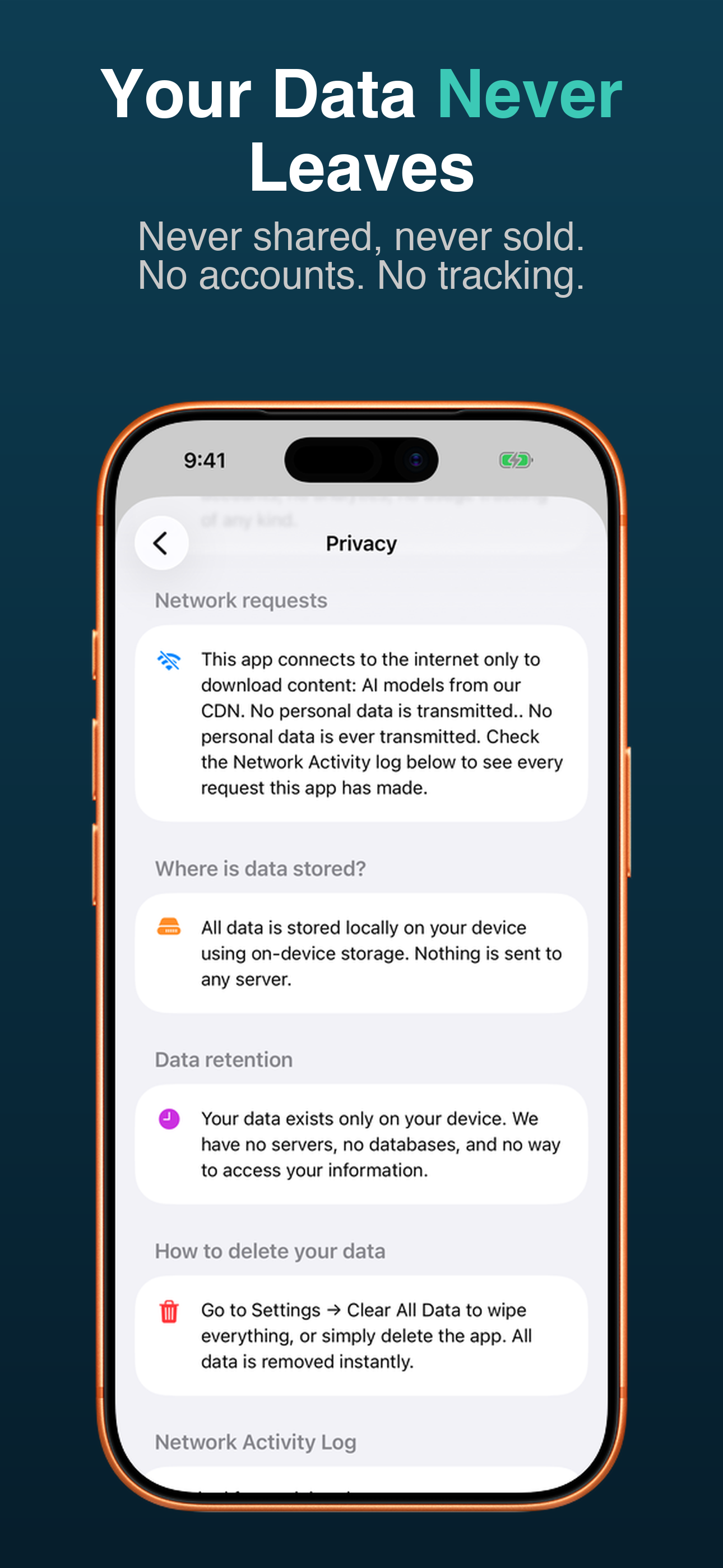 Zima: Offline AI screenshot 9