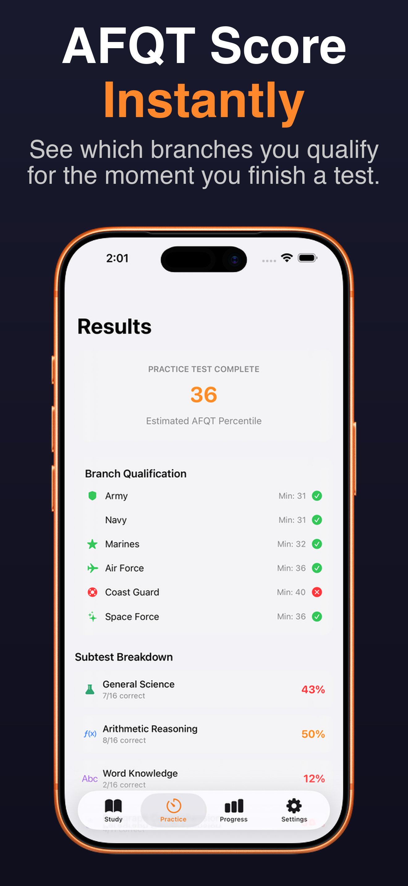 ASVAB: Military Study Guide screenshot
